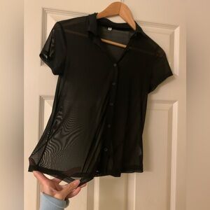BP sheer black top - like new